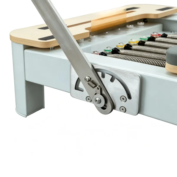 Aluminum Alloy Adjustable Folding Pilates Reformer PU Ultra Fiber Leather