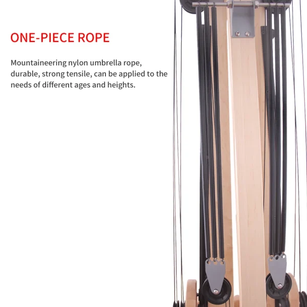 Oak Maple Wood Pilates Studio Multifunction Exercise Stretch Board Jumping