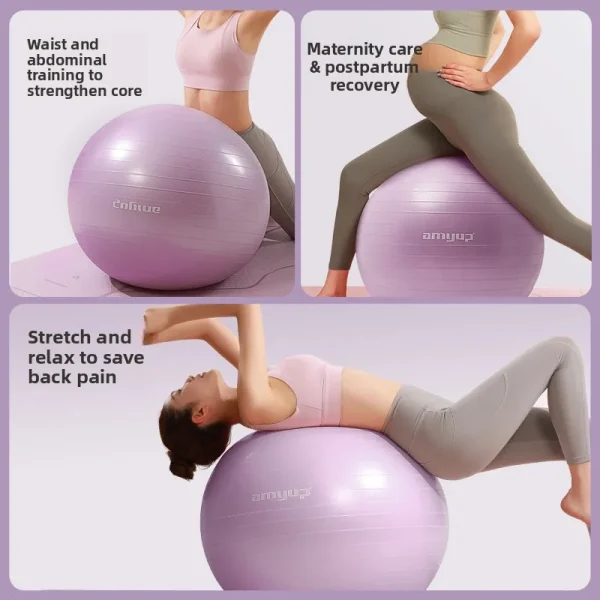 Thickened Explosion-Proof PVC Yoga Ball 55cm Diameter Fitness Children Prenatal