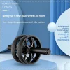 Men's Abdominal Double Wheel Anti-Slip Tree-Shaped Support Gym Fitness Exercise