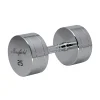 Luxury Dumbbell Gym Round Dumbbell Full Sets Unique Custom Chrome UV Logo for