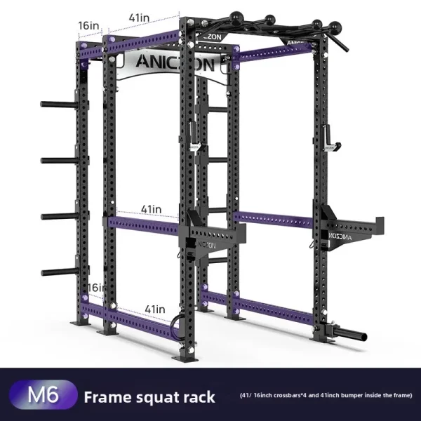 Gym Rack Fitness Equipment Home-Use Squat Rack Multi-Functional Commercial Smith