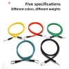 11-Piece TPE Exercise Bands Resistance Band Set Home Fitness Equipment Strength