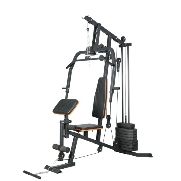 Home-use Gantry Gym Rack Weightlifting Bench Multi-functional Strength Trainer