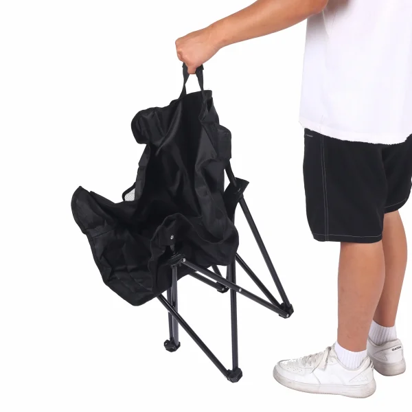 Cross-border Outdoor Moon Chair Folding Portable Camping Fishing Backrest