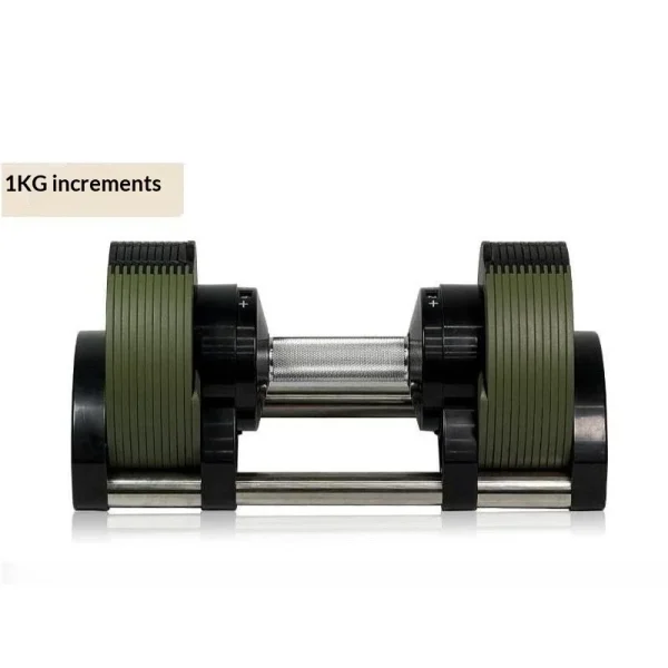 Steel Variable Weight Dumbbell 1kg Incremental Adjustable Unisex Home Fitness