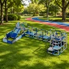 White Kid Castle Climber Indoor Playground Ball Pool PP Soft Play Equipment