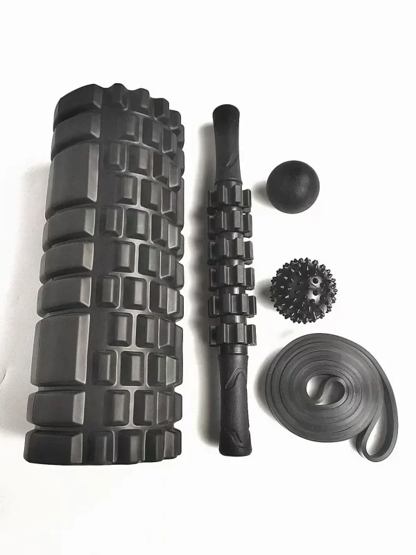 Eco Friendly Foam Roller Massage Stick&Ball Resistance Band for Yoga Exercise