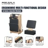 Oak Wood Foldable Adjustable Pilates Reformer High-End Silent Pulley and Spring