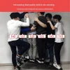 Men's Foldable Abdominal Sit-Up Board Exercise Aid for Home Belly-Tightening