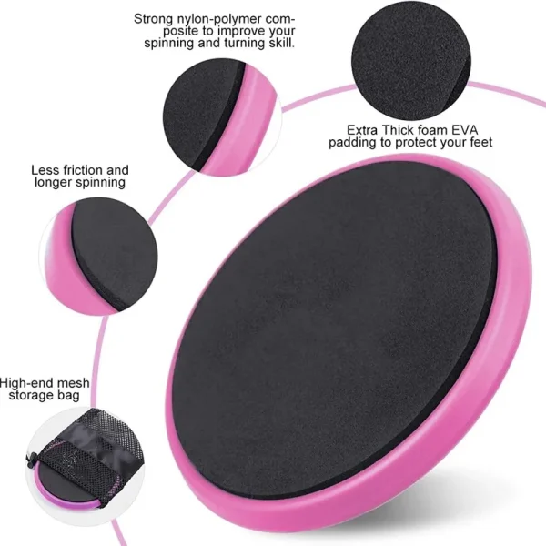 Portable Spin Disc for Dance & Spinner Disk Training Equipment Premium Turning