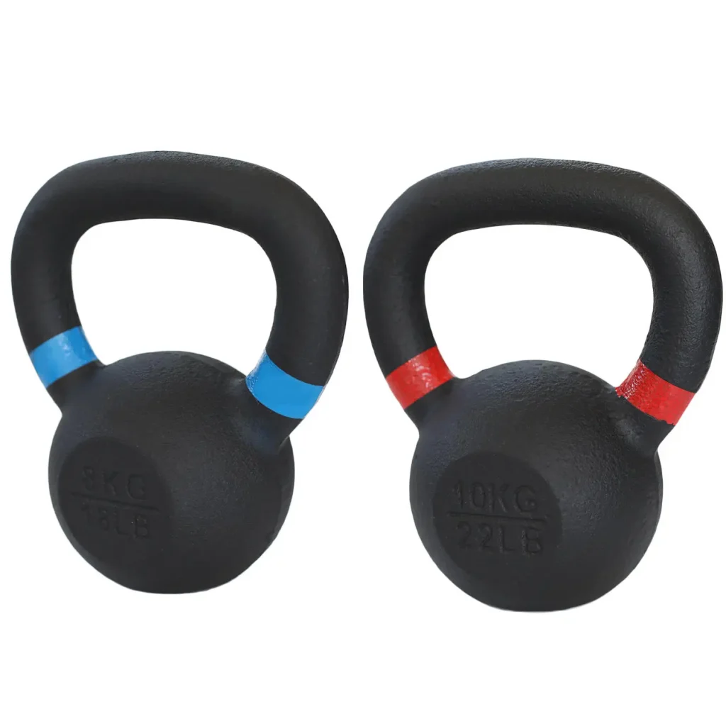 Custom Logo Cast Iron Kettlebell 4-32kg Kettlebell Weightlifting Set for Gym
