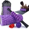 Eco Friendly Foam Roller Massage Stick&Ball Resistance Band for Yoga Exercise