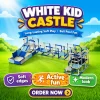 White Kid Castle Climber Indoor Playground Ball Pool PP Soft Play Equipment