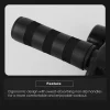Leeton Three-Wheel ABS+PU for with Foam Handles Durable Anti-Slip Silent