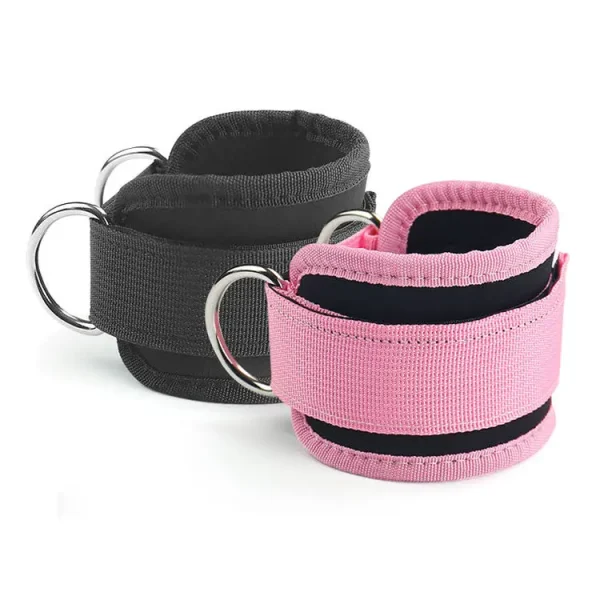 Fitness Gym Accessories Ankle Strap with 2 Buckles Model for Leg Glute