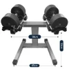 Gym Fitness Sport Adjustable Dumbbell Stand Rack Free Weights Storage Rack for