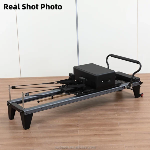 Heavy Duty Aluminum Alloy Pilates Reformer Bed with Full Accessory Kit for