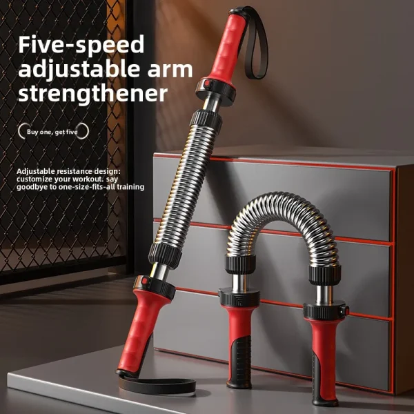 Adjustable Spring Steel Hand Gripper for Men Arm Chest Muscle Training Tool