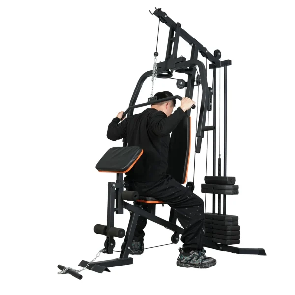 Home-use Gantry Gym Rack Weightlifting Bench Multi-functional Strength Trainer