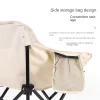 Cross-border Outdoor Moon Chair Folding Portable Camping Fishing Backrest