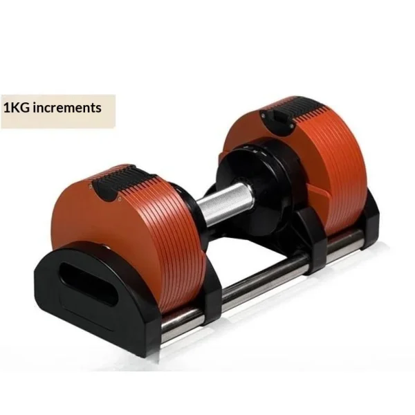 Steel Variable Weight Dumbbell 1kg Incremental Adjustable Unisex Home Fitness