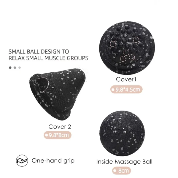 5-in-1 EPP Yoga Column Set Peanut Ball Massage Ball Acupuncture Cone Foot