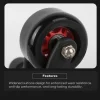 Leeton Three-Wheel ABS+PU for with Foam Handles Durable Anti-Slip Silent