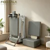 Durable Aluminum Folding Pilates Reformer PU Ultra-Fiber Leather Portable