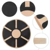 ICAN ICA021 Fitness Yoga Exercise Balance Trainer Round Wooden Wobble Hover