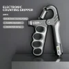 Adjustable 5-200KG Electronic Counting Hand Grip Strengthener, Hand Finger