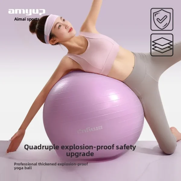 Thickened Explosion-Proof PVC Yoga Ball 55cm Diameter Fitness Children Prenatal
