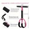 Foldable Pedal Resistance Trainer Sit-up Assist Fitness Device Home Elastic Rope