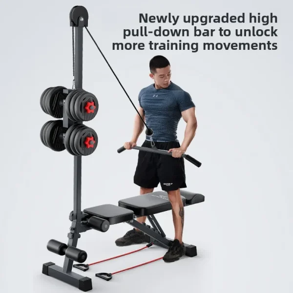 Dumbbell Stool Sit-Up Aids Fitness Equipment Home Men's Multi-Functional