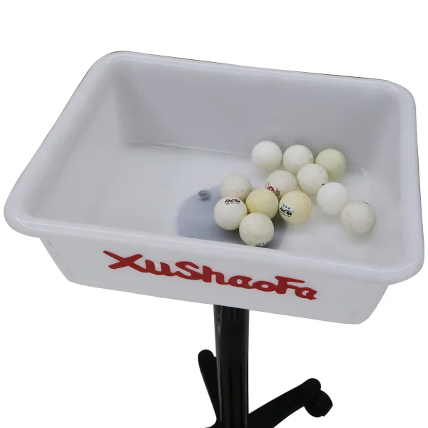 Professional Movable Multi-Ball Table Tennis Tray with Stainless Steel Frame