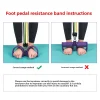 Wholesale Adjustable Pedal Resistance Trainer Unisex Fitness Foot-Operated Pull