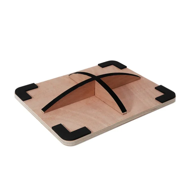 Multi-Functional Stretch Plate Yoga Pilates Training Anti-Slip Surface Wooden