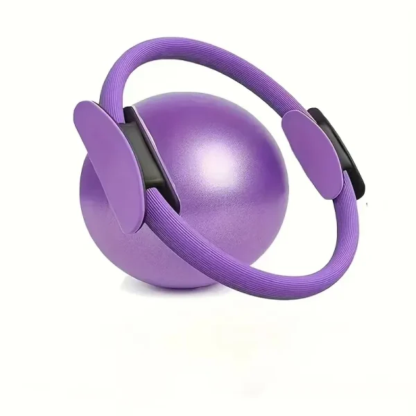 2 in 1 Pilates Ring & Yoga Ball Set Pilates Combo 2 Body-Shaping Home Yoga