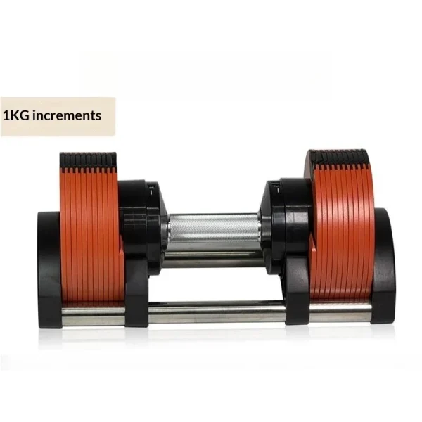 Steel Variable Weight Dumbbell 1kg Incremental Adjustable Unisex Home Fitness