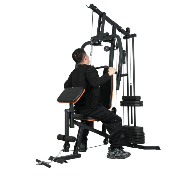 Home-use Gantry Gym Rack Weightlifting Bench Multi-functional Strength Trainer