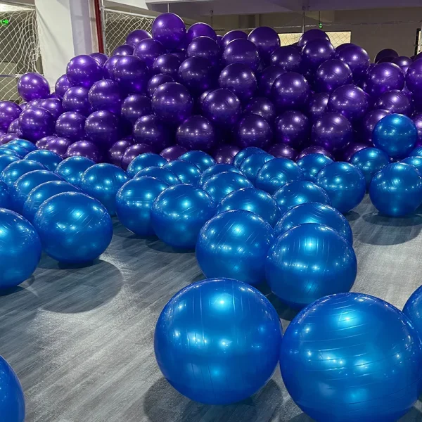 PVC Anti Burst Frosted Mini Yoga Ball Pilates Wheat Tube Ball Gymnastics