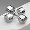 Gym Equipment Fitness Women's Dumbbells1-10kg Silver Electroplated Chromium